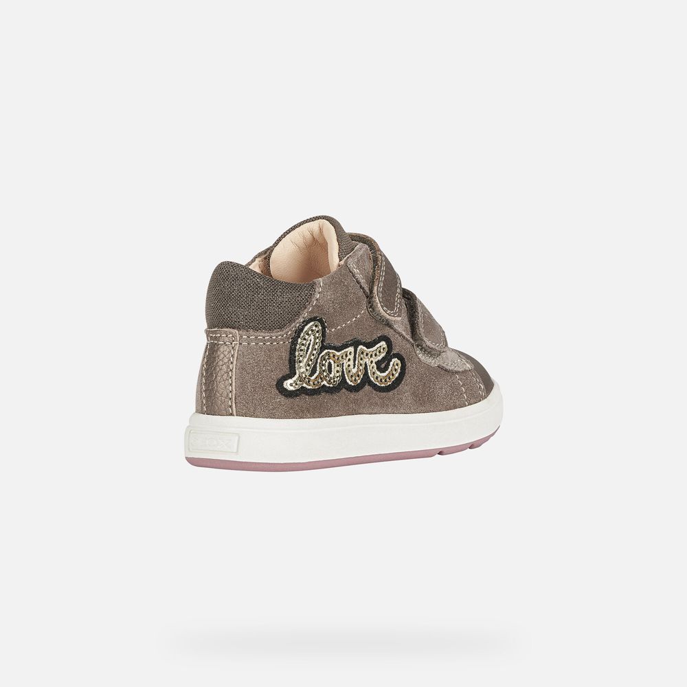 Geox Sneakers Dark Grey Biglia Girl - Geox Baby Shoes - FLDOSH904